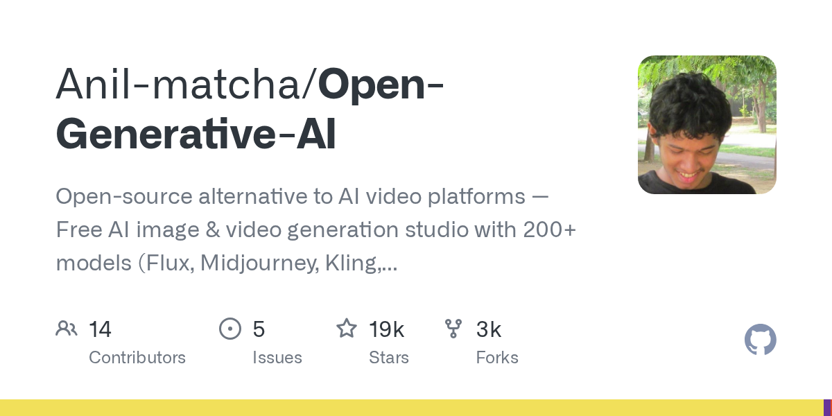 Open Generative AI: A New Open-Source Studio Offering 200+ Models for Free Image and Video Generation