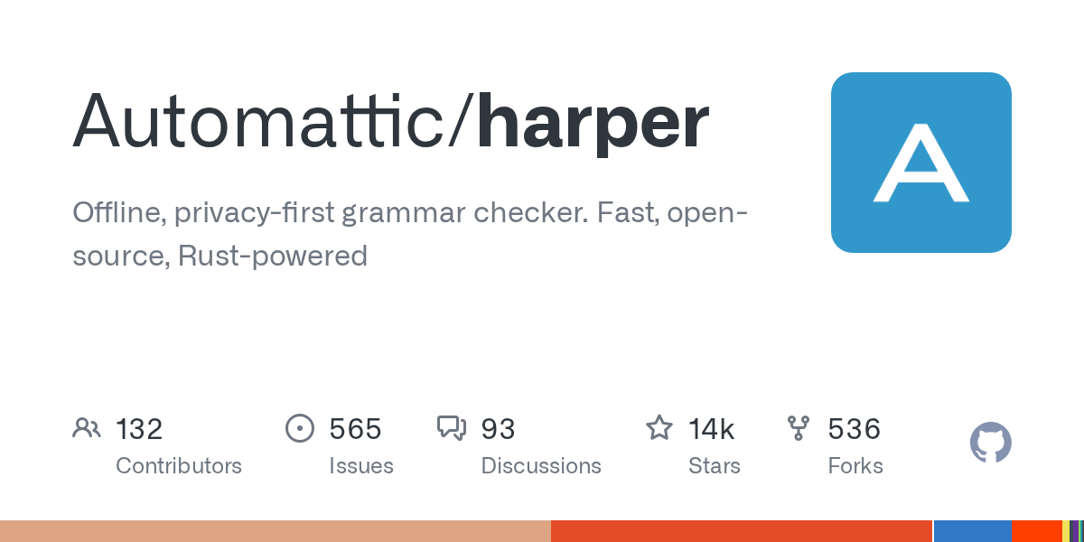 Automattic Introduces Harper: A High-Performance, Privacy-First Open-Source Grammar Checker Powered by Rust