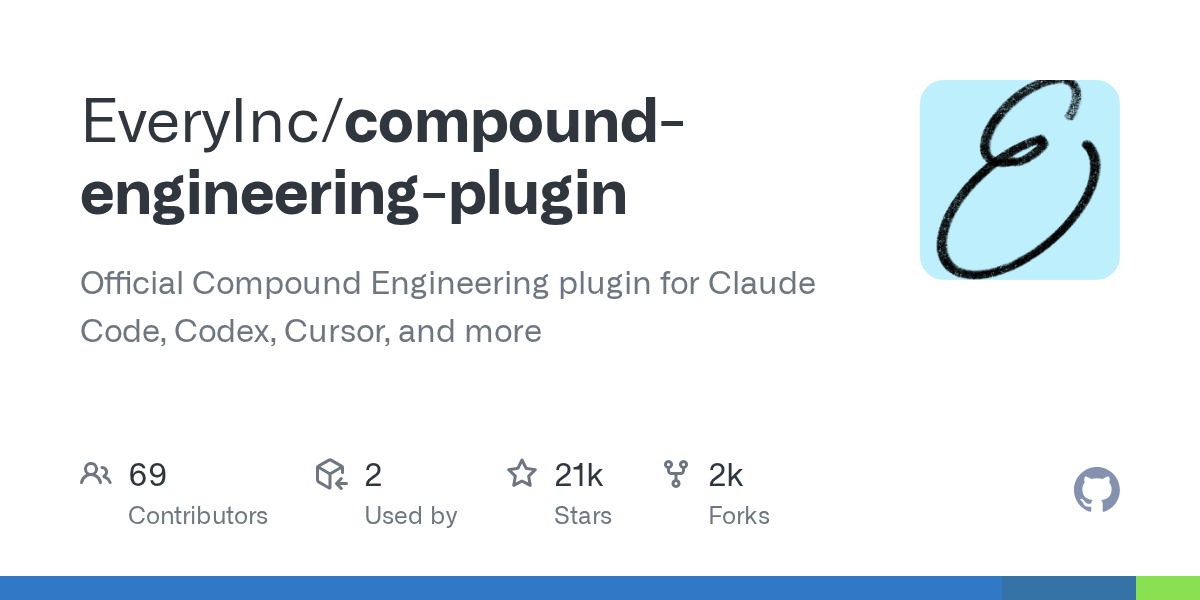 EveryInc Launches Official Compound Engineering Plugin Supporting Claude Code, Codex, and Cursor AI Platforms