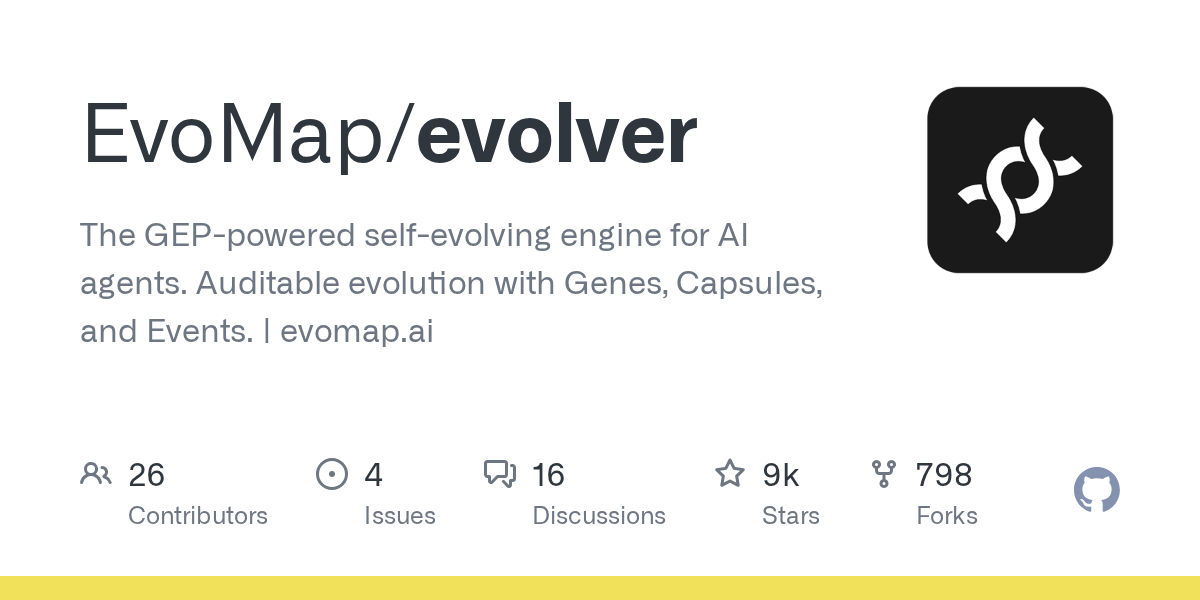 Evolver: A New Self-Evolution Engine for AI Agents Based on Genome Evolution Protocol