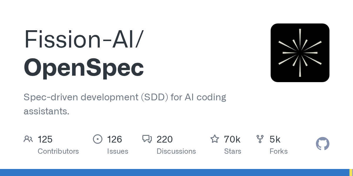 OpenSpec von Fission-AI auf GitHub: Spezifikationsgetriebene Entwicklung für moderne KI-Programmierassistenten im Fokus der Entwickler