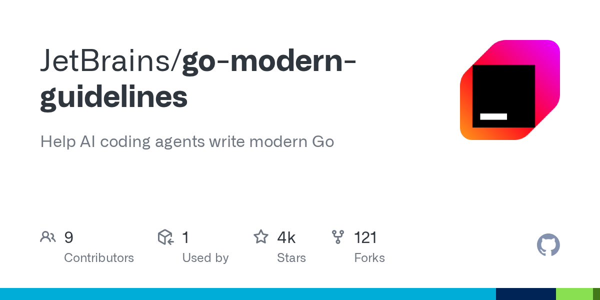 JetBrains veröffentlicht go-modern-guidelines zur Optimierung der Code-Qualität von KI-Programmier-Agenten in der Sprache Go