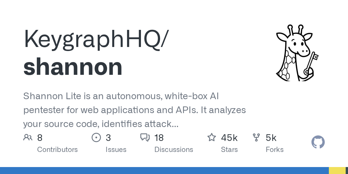 Shannon Lite: An Autonomous White-Box AI Penetration Testing Tool for Web Applications and APIs