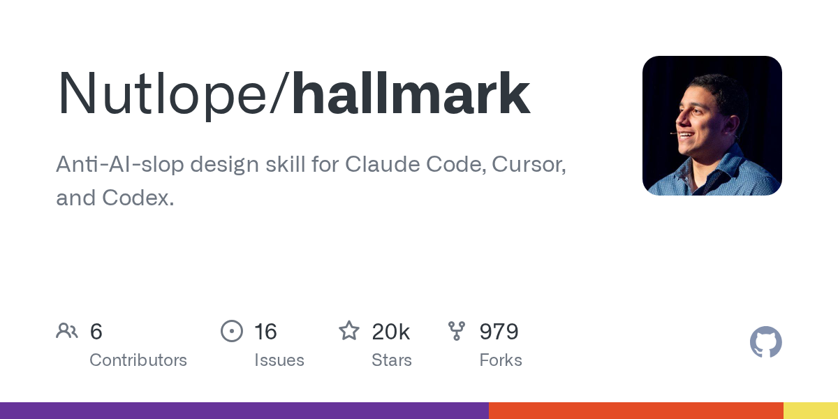 Hallmark: A New Design System to Combat AI-Slop in Claude Code and Cursor