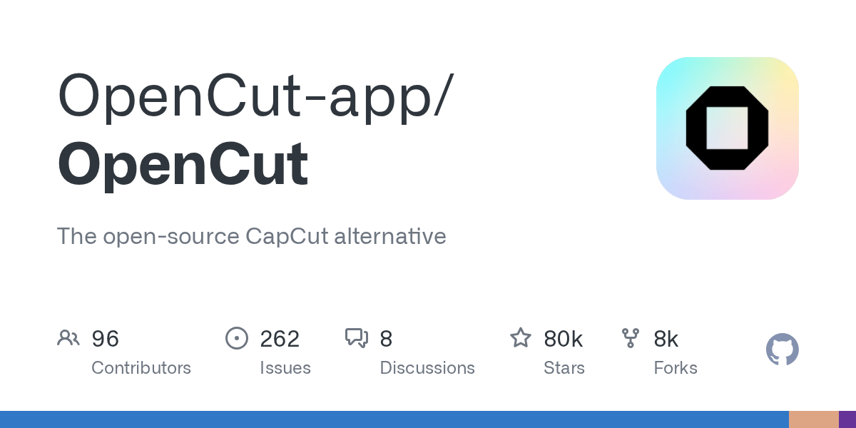 OpenCut: The Emerging Open-Source Alternative to CapCut Gains Momentum on GitHub