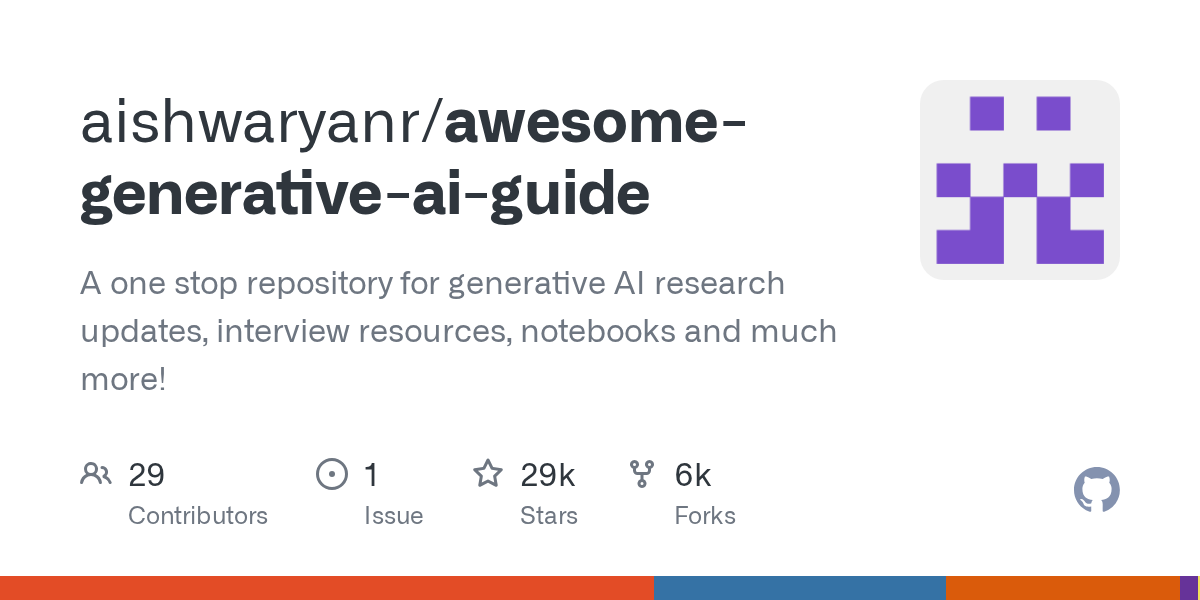 Comprehensive Awesome Generative AI Guide Repository Emerges as a Central Hub for Research and Interview Resources