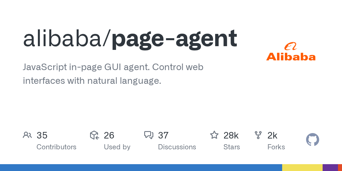 Alibaba Launches Page Agent: A JavaScript-Based GUI Agent for Natural Language Web Interface Control