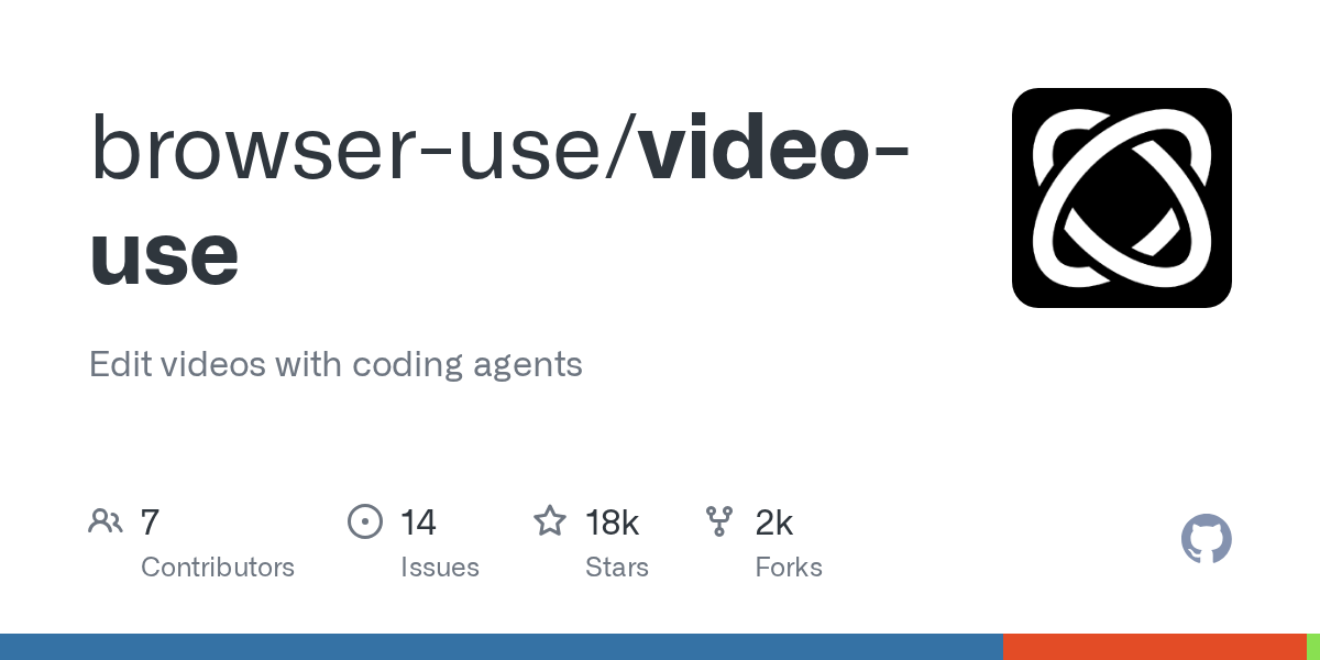 Browser-use Launches video-use: A New Paradigm for Editing Videos via Programming Agents