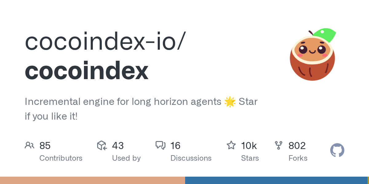 Cocoindex: Exploring the New Incremental Engine Designed for the Development of Long-Term AI Agents