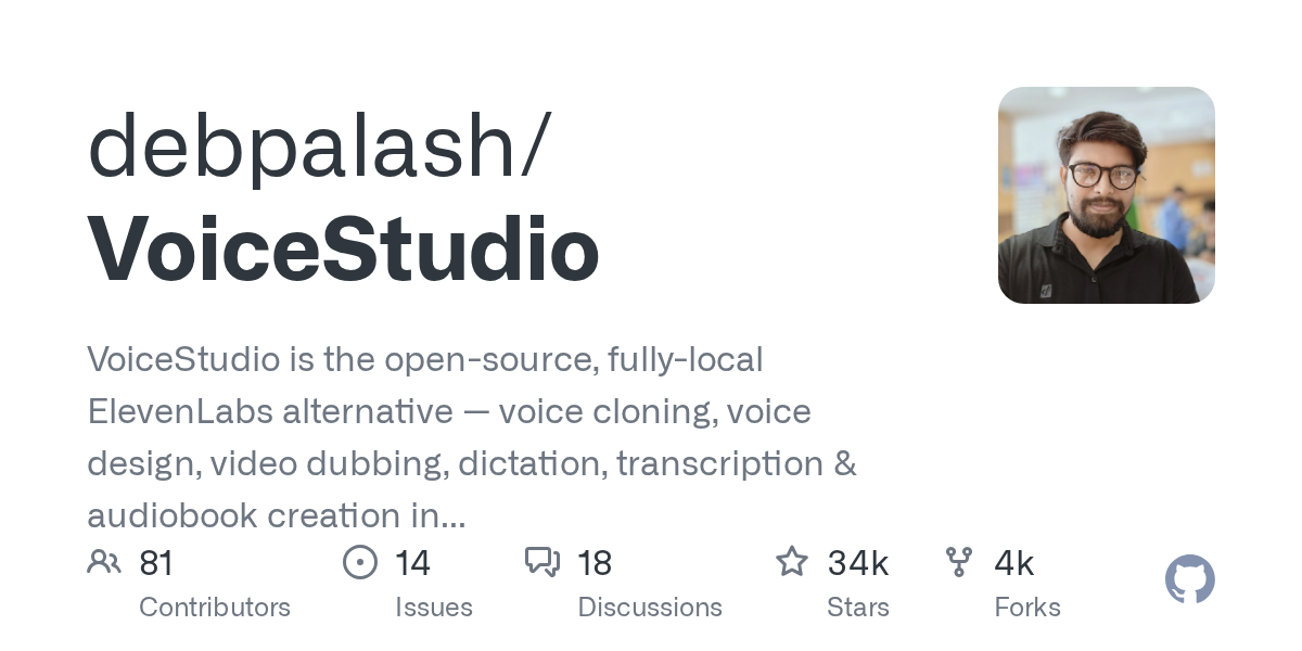 VoiceStudio als quelloffene Alternative zu ElevenLabs für lokale Sprachverarbeitung in 646 Sprachen