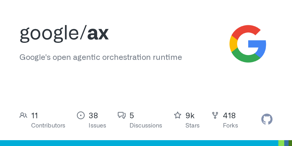 Google Introduces ax: An Open Agent Orchestration Runtime Emerging on GitHub Trending