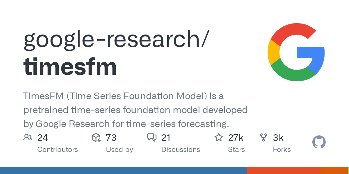 Google Research Unveils TimesFM: A Pretrained Foundation Model for Advanced Time Series Forecasting