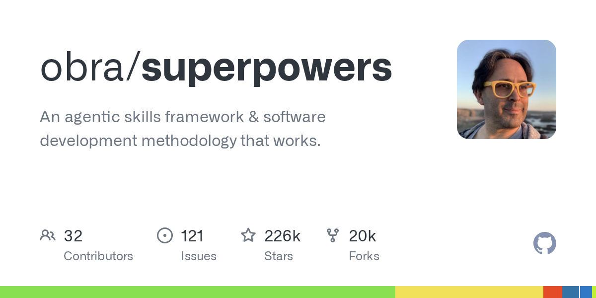 Superpowers: A New Agentic Skills Framework and Software Development Methodology for AI Coding Agents