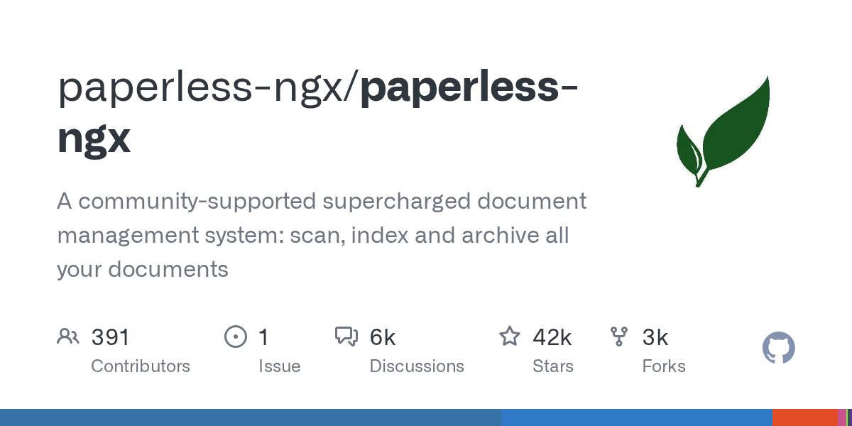 Paperless-ngx: A Community-Driven Document Management System for Seamless Scanning, Indexing, and Archiving