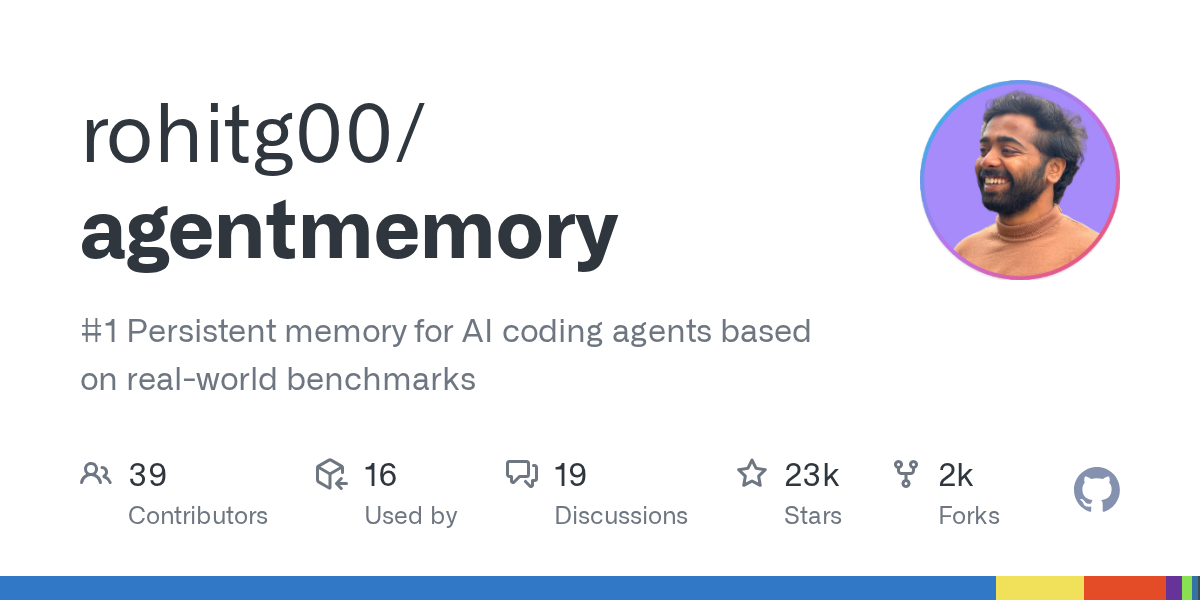 AgentMemory Claims Top Spot as Leading Persistent Memory Solution for AI Coding Agents in Real-World Benchmarks
