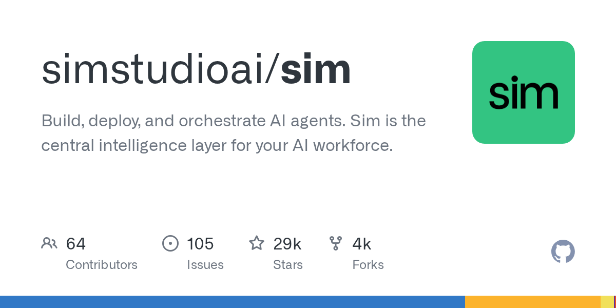 Sim Studio AI Introduces Sim: The Core Intelligence Layer for Building and Orchestrating AI Agent Workforces