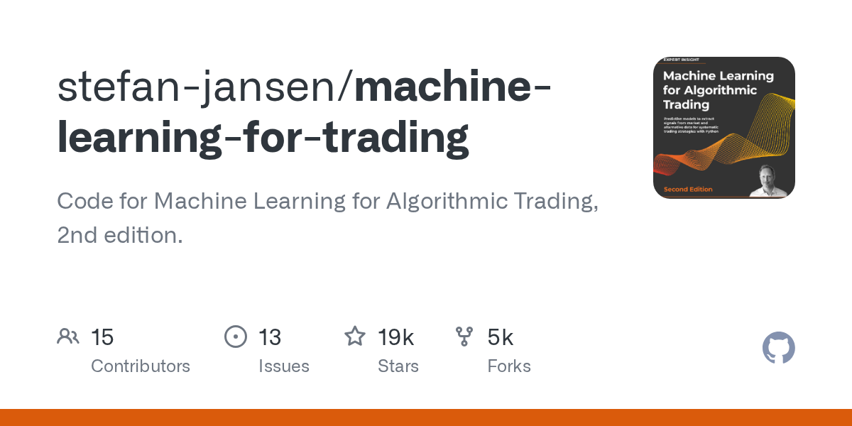 Machine Learning for Algorithmic Trading: Analyzing the Second Edition Code Repository by Stefan Jansen