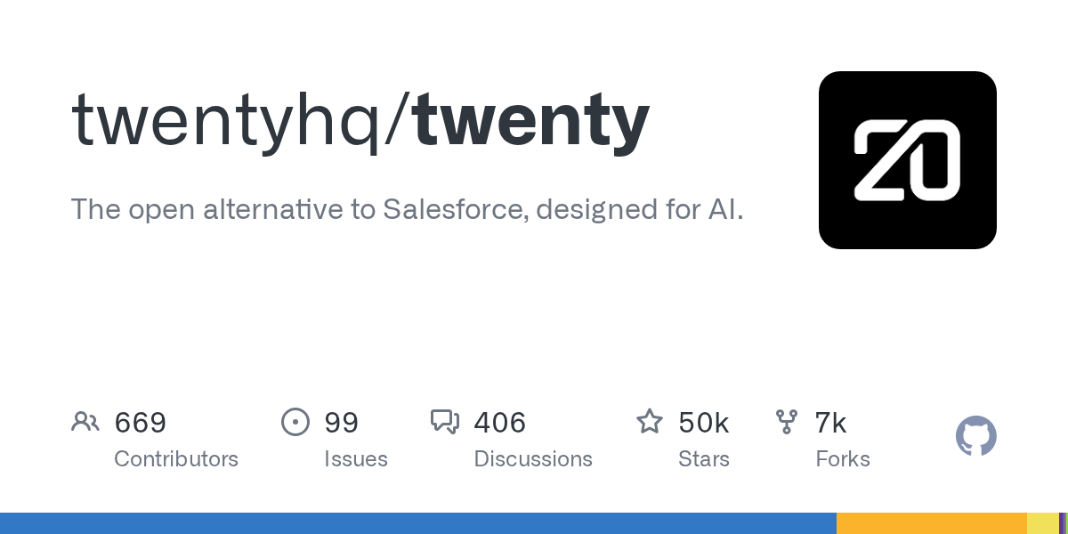 Twenty: The Open-Source Salesforce Alternative Built Specifically for the AI Era