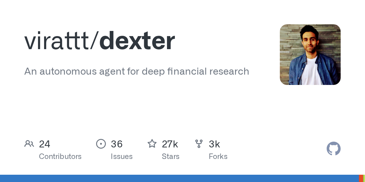 Dexter: An Autonomous AI Agent Designed for Deep Financial Research and Real-Time Market Analysis