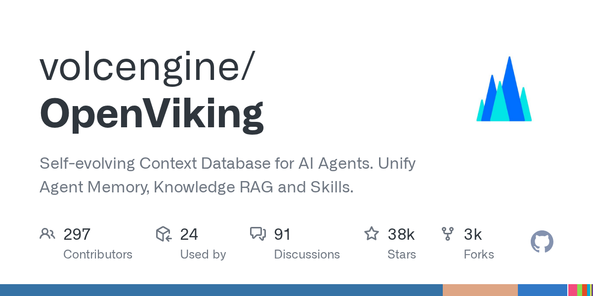 OpenViking: Volcengine veröffentlicht selbstentwickelnde Kontext-Datenbank für KI-Agenten