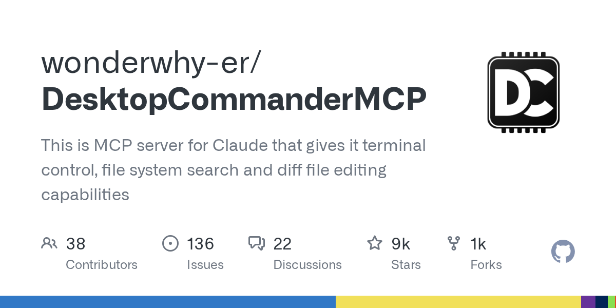 DesktopCommanderMCP: Empowering Claude with Terminal Control and Advanced File Management Capabilities